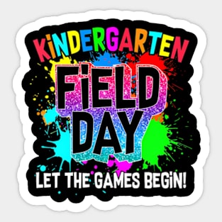 Funny Field Day Kindergarten Last Day Of School Sticker